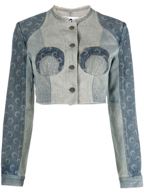 Cropped denim jacket MARINE SERRE | WJA003UDEN0002GR30